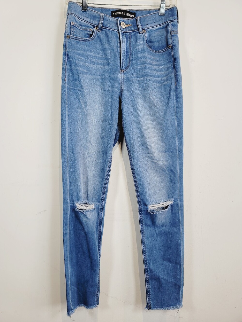 Express Skinny Ankle Legging Jeans, Size 4